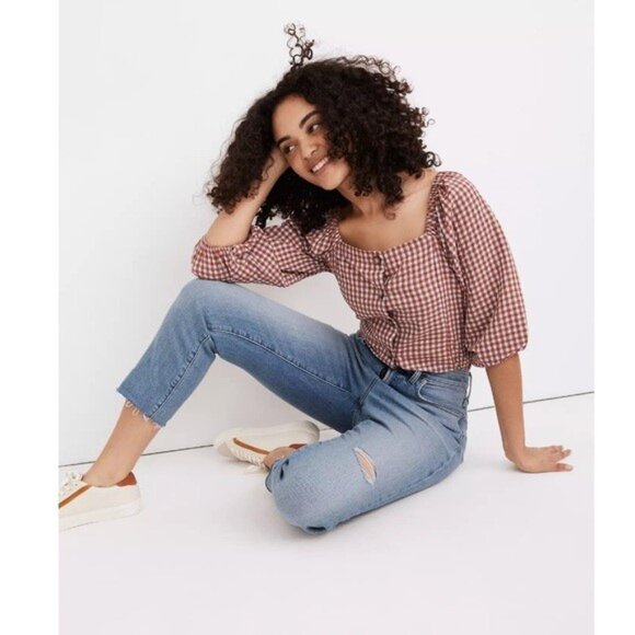 Madewell The Tall Curvy Perfect Vintage Jean in Coffey Wash - Picture 3 of 5